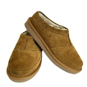 Koolaburra by UGG Graisen Chestnut Suede Slip On Slipper Unisex Men’s US 7